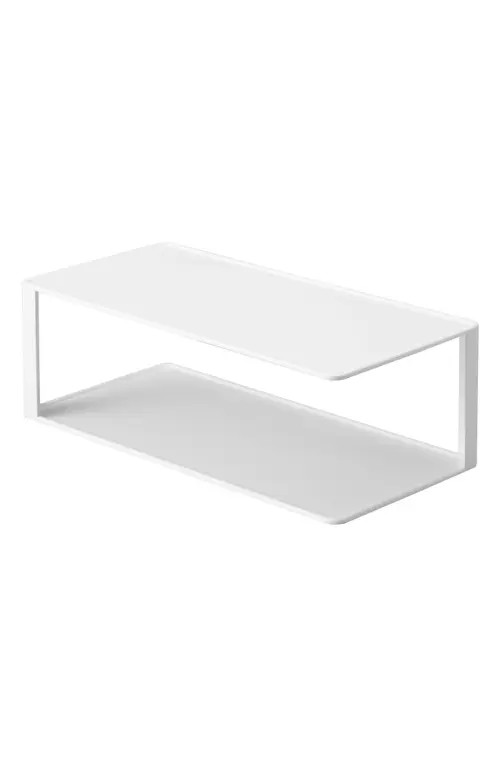Yamazaki 2-Tier Cabinet Organizer in White at Nordstrom | Nordstrom