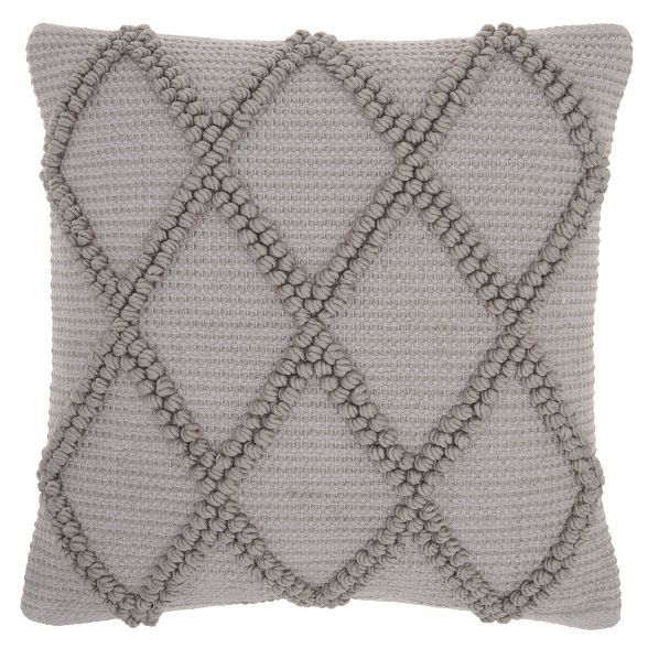 Gray Textured Pillow | Target