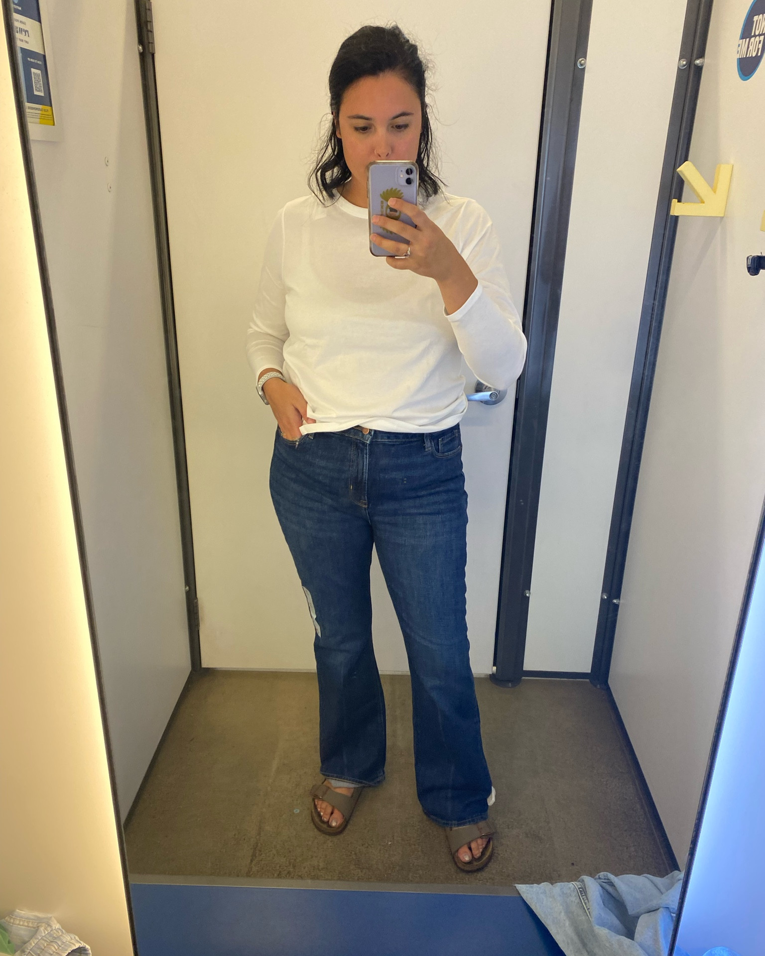 Old navy extra high rise flare jeans in a size 14. 5’8” 195 pounds. 

#LTKMidsize #LTKFindsUnder50 #LTKBacktoSchool