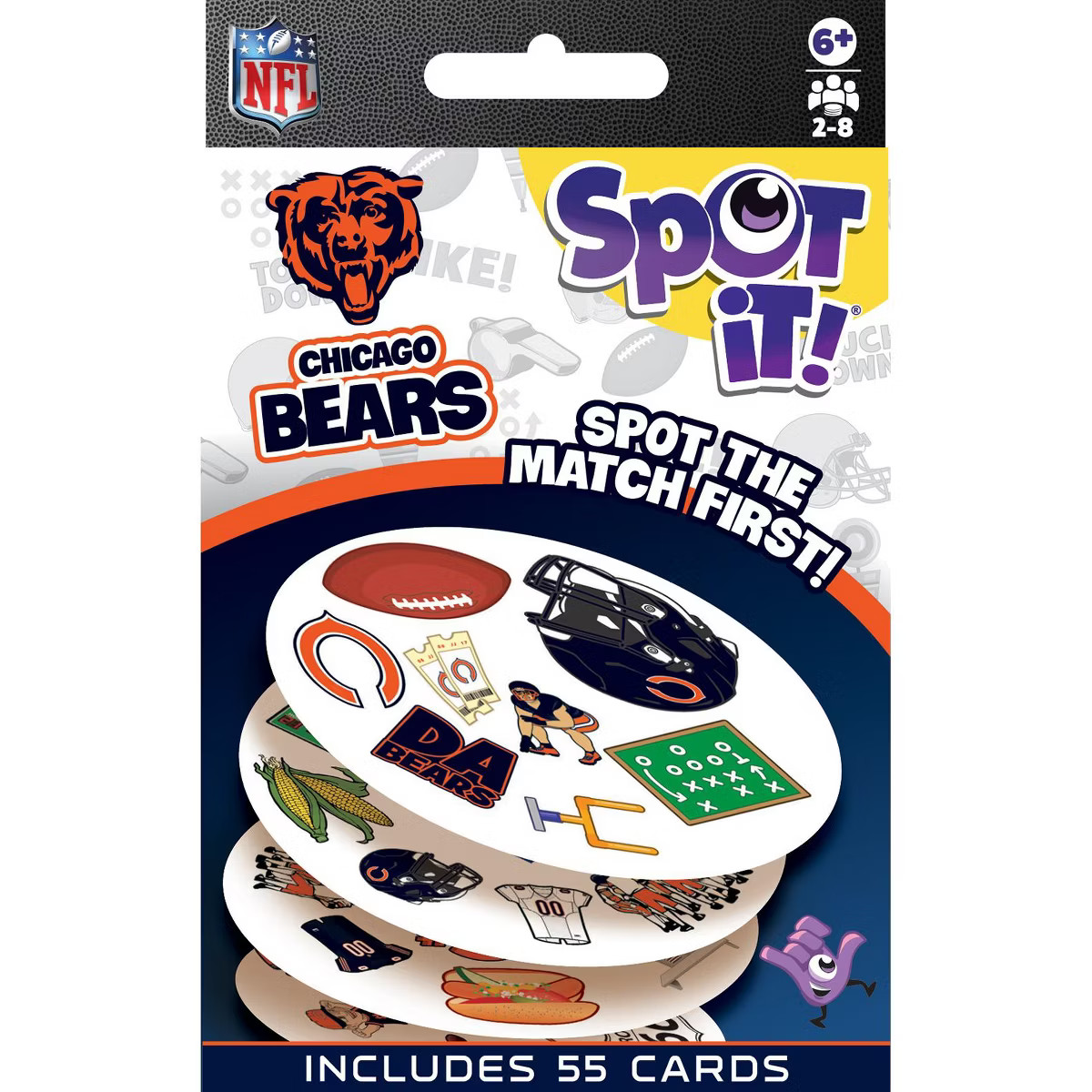 MasterPieces Officially Licensed NFL Chicago Bears Spot It Game for Kids and Adults | Target