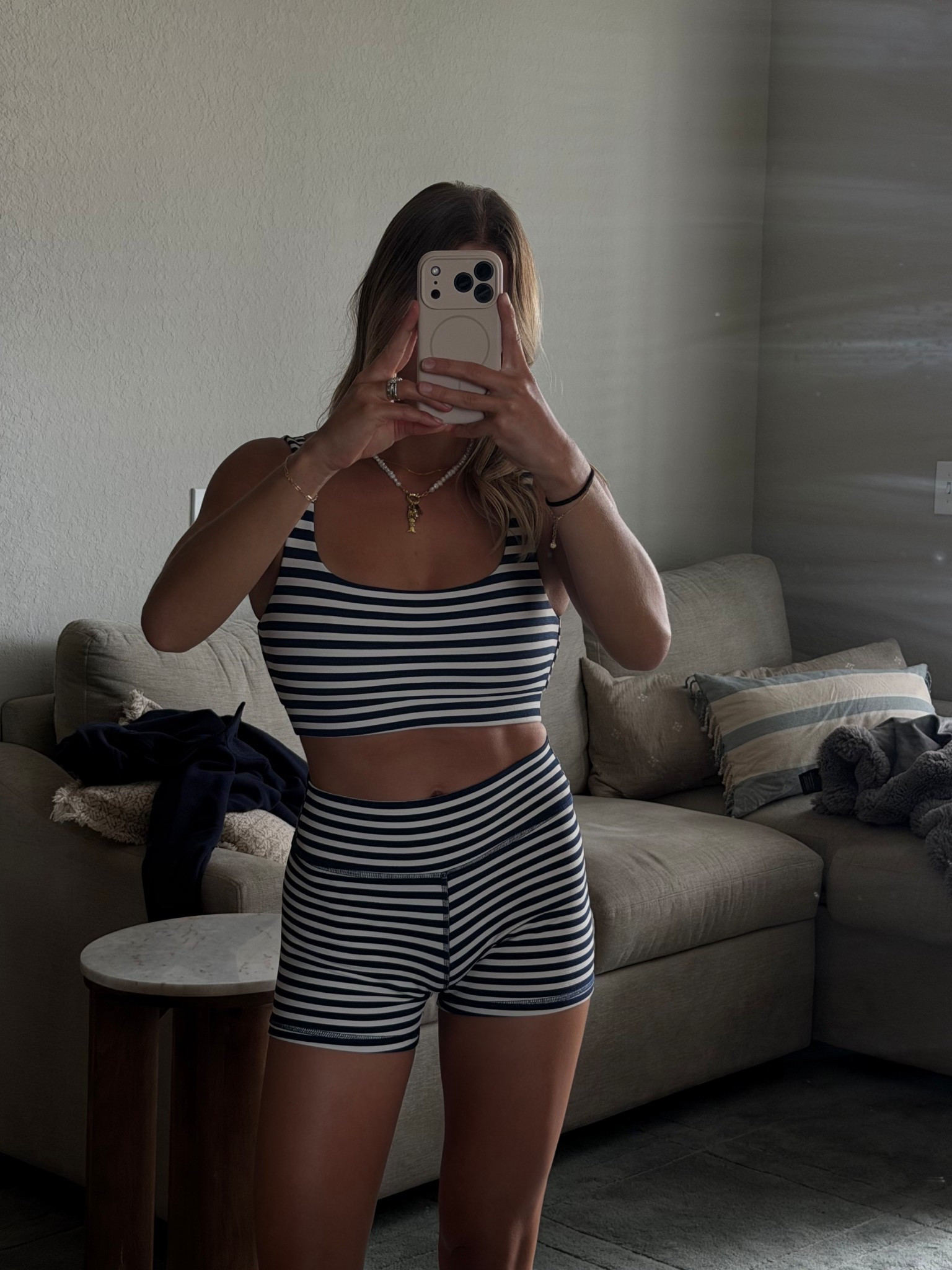 Size Small in both 
Shorts are so stretchy & comfy! 

#LTKActive #LTKootd #LTKgrwm