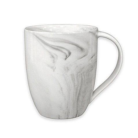 Artisanal Kitchen Supply® Coupe Marbleized Mug in Grey | Bed Bath & Beyond