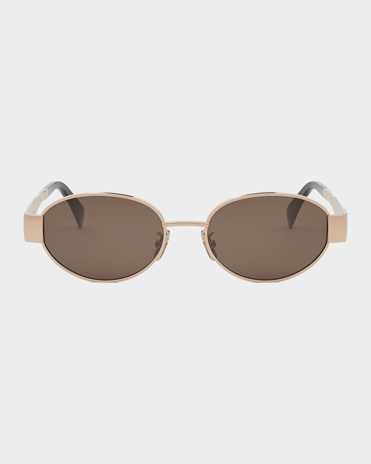 Triomphe 54MM Oval Sunglasses | Neiman Marcus