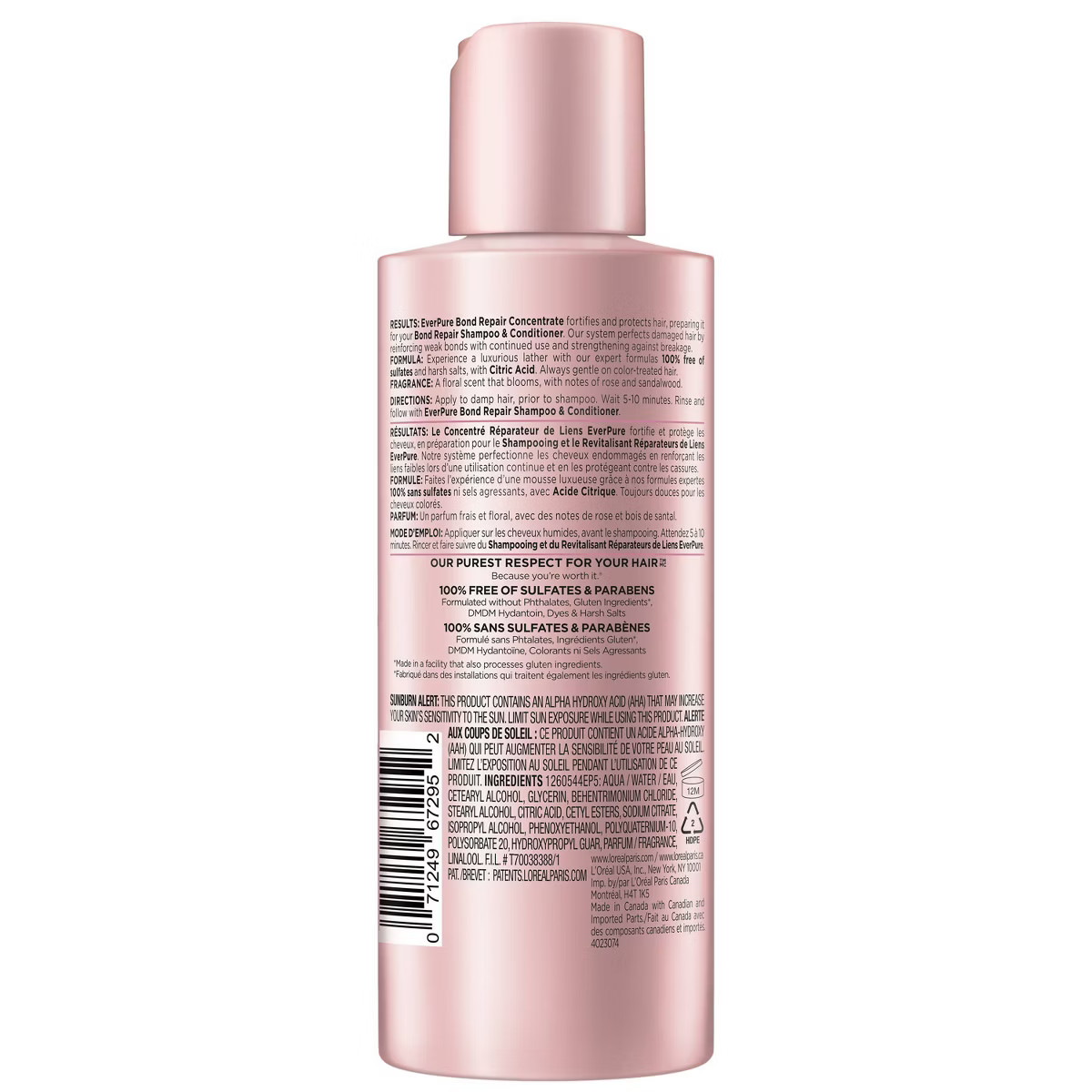 L'Oreal Paris EverPure Sulfate Free Bond Repair Pre Shampoo Treatment - 5.1 fl oz | Target