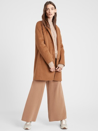 Unlined Double-Faced Top Coat | Banana Republic (US)