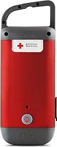 Eton American Red Cross Crank-Powered Clipray Clip-On Flashlight & Smartphone Charger, Hand Crank... | Amazon (US)
