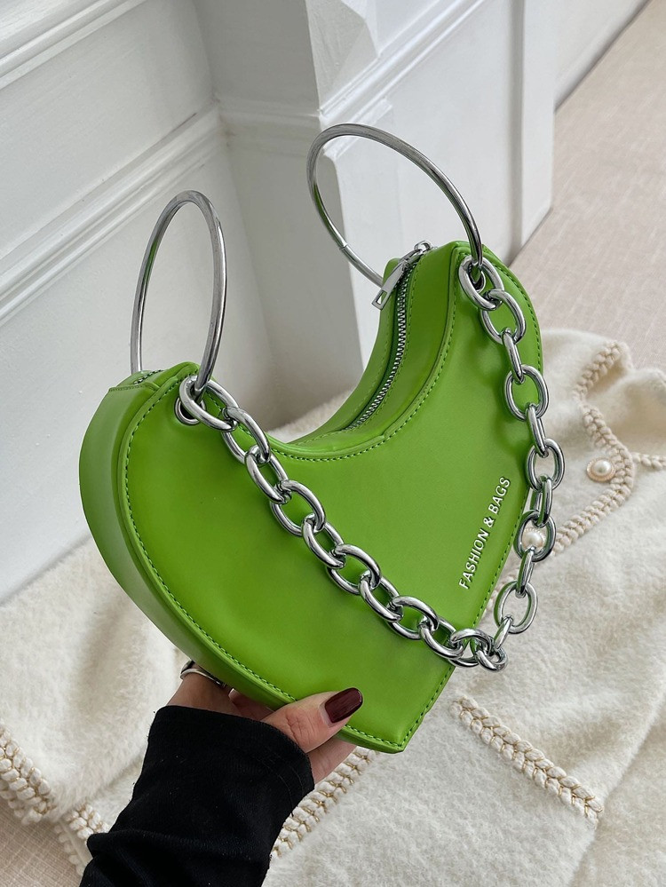 Letter Graphic Chain Novelty Bag | SHEIN