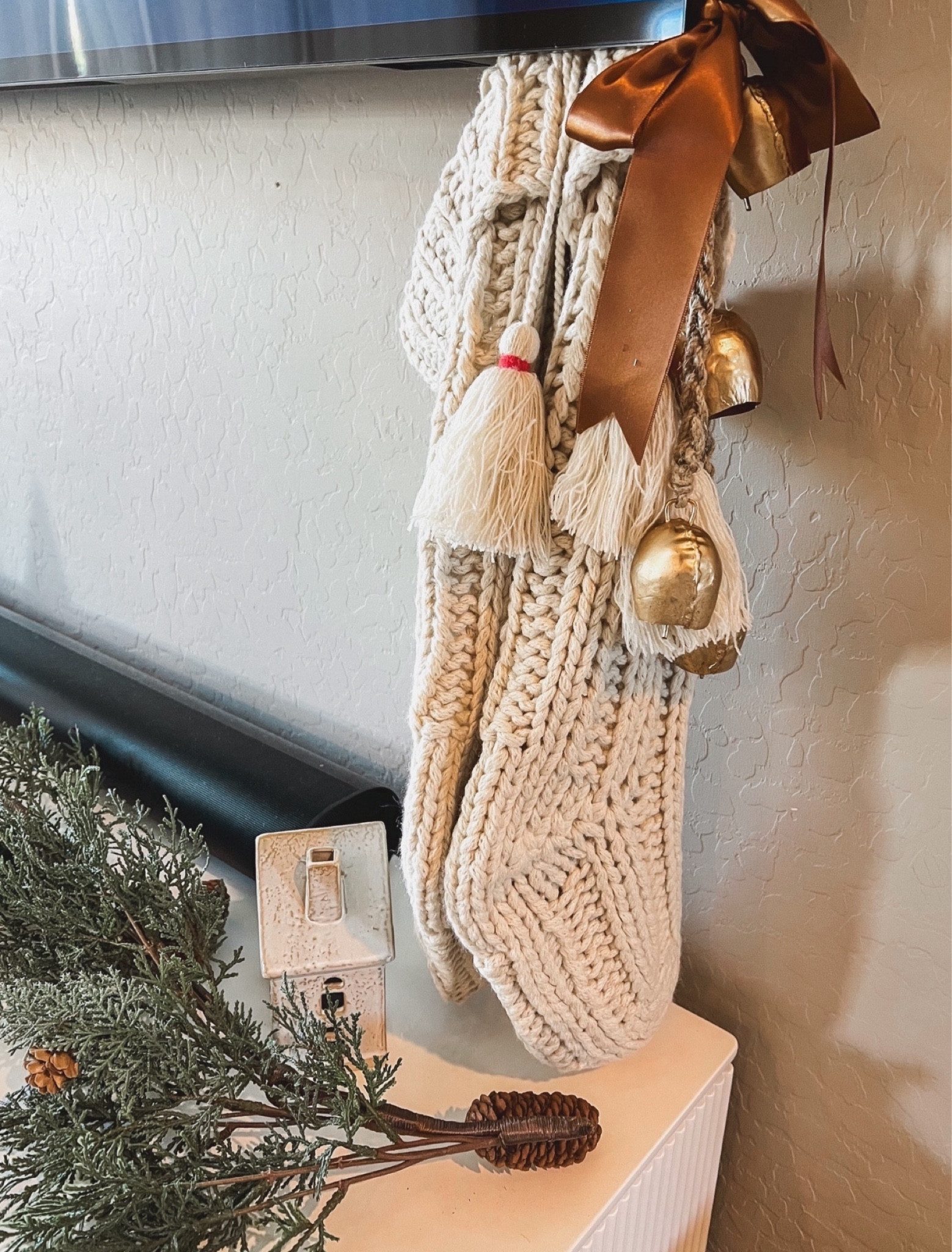 Christmas decor in my home🎄 

#livingroomchristmasdecor #livingroom #home #christmasdecor #holidaydecor #seasonal #garland #christmasgarland #hearthandhand #magnoliachristmasgarland #pineconegarland #ceramichousevillage #wondershop #targethome #targetsale #targetsalefinds #targetdeals #targetfinds #targetmagnolia #decorinspo #decorideas #targetstockings #hearthandhandstockings #christmasgarland #bells #christmasbells #vintagebells #amazonhome #amazonfinds #amazonribbons #amazonchristmasdecor #amazonmusthaves #decorationideas #christmasdecorationSale 

#LTKHoliday #LTKHome #LTKSeasonal