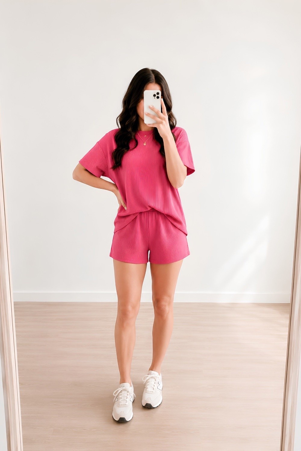 Stay comfy without sacrificing style! This ribbed matching lounge set is soft, lightweight, and perfect for running errands, travel days, or relaxing at home. Paired with classic white sneakers for an effortless everyday look.

#LTKootd #LTKPetite
