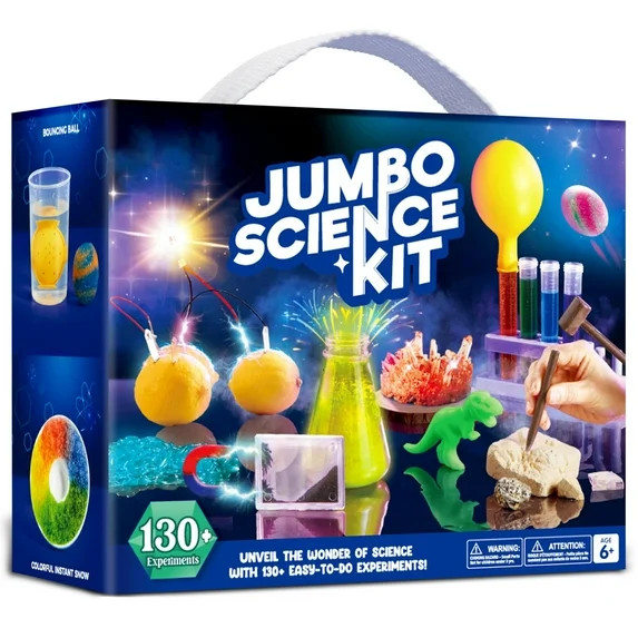 Joyfy 130+ Jumbo Science Kits for Kids Stem Project Educational Toys Gifts for Boys Girls Age 8-1... | Walmart (US)