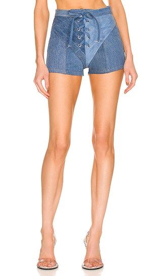 Lace Up Short in Medium | Revolve Clothing (Global)