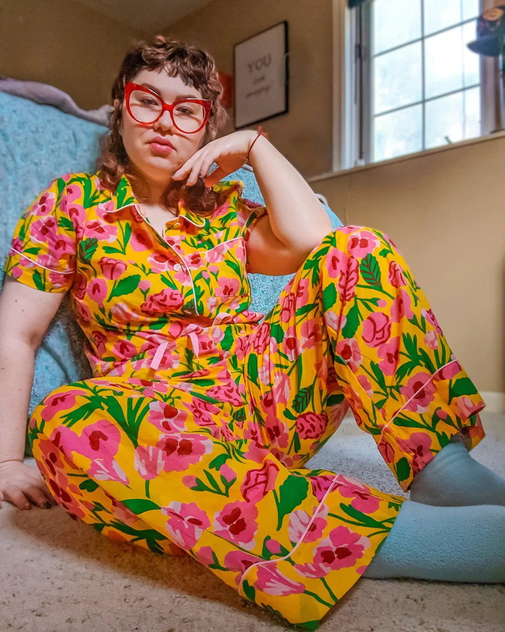 Leisure Pants - Honey Las Flores | ban.do