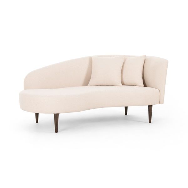 Luna Chaise Capri Oatmeal/Sienna Brown | Scout & Nimble