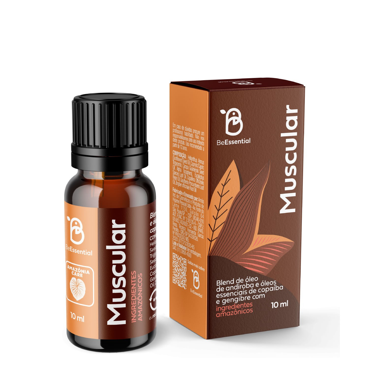 Blend de óleos essenciais BeEssential 10mL - Muscular - BeBrasil – Brasileira de Corpo e Alma | BeBrasil (BR)