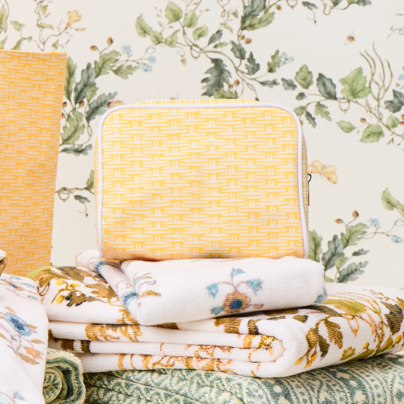 Large Patterned Toiletry Bag | Weezie Towels | Weezie Towels