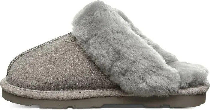 Loki Leopard Print Genuine Shearling Lined Suede Slipper (Women) | Nordstrom Rack