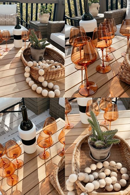 Amazon wine glasses, patio decor 

#LTKStyleTip #LTKHome