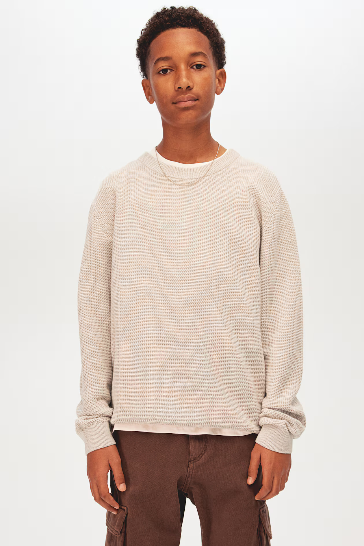 Textured-Knit Sweater | H&M (US + CA)