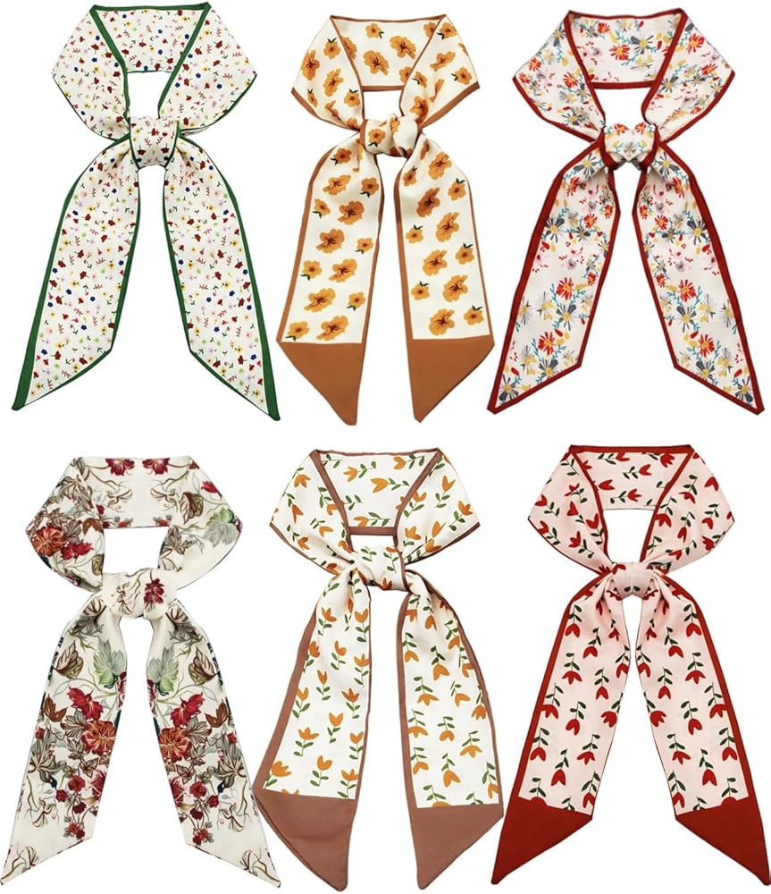 Purse Scarf Handbags For Women Skinny Hair Neck Accessories Scarves With Bag Scarfs Handle Fashio... | Amazon (US)