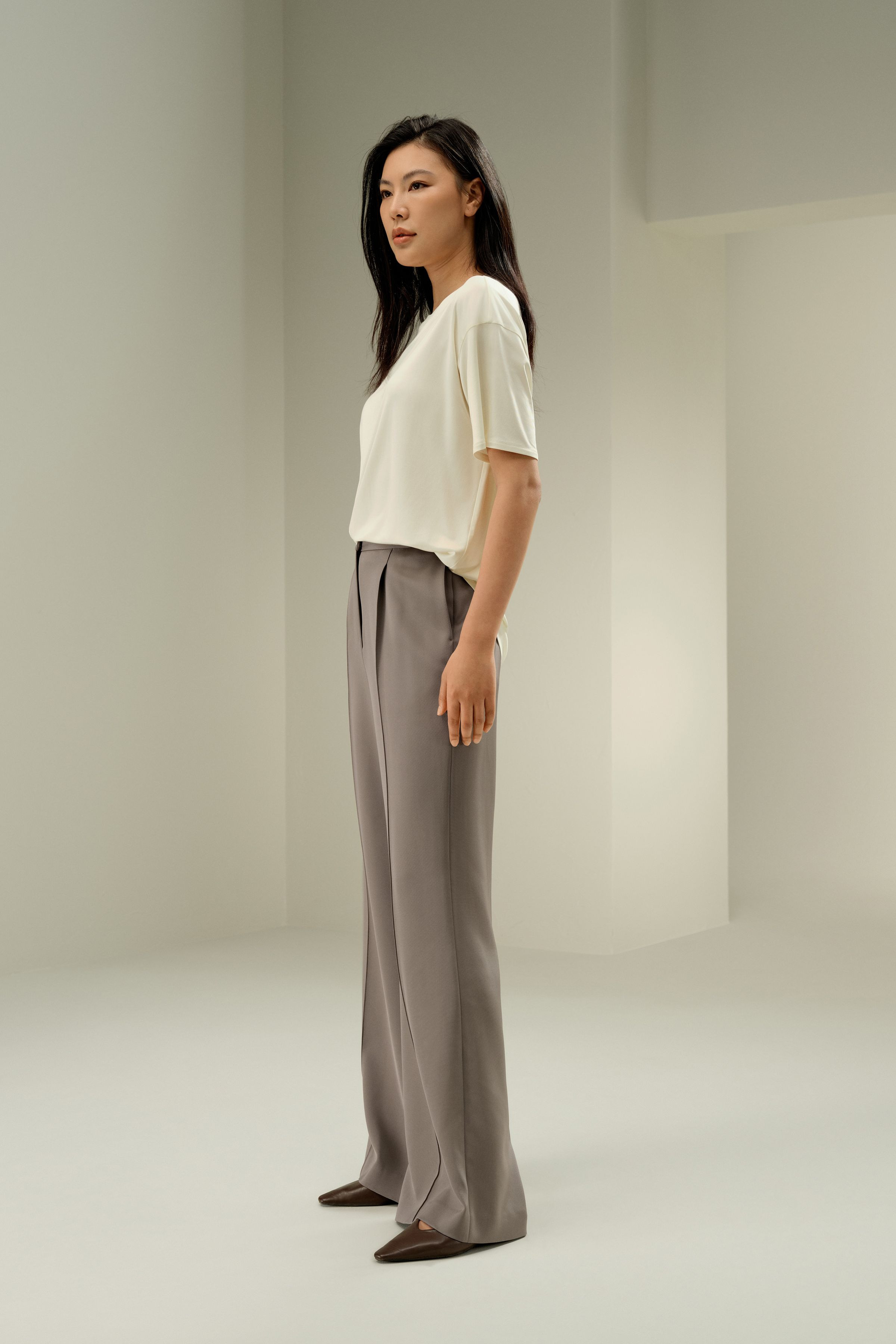 Oversized Silk Jersey Tee | LilySilk