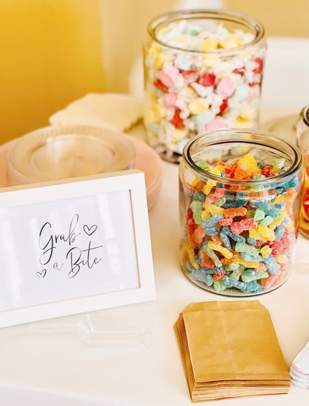 My favorite part of this shower theme? The custom candy bar! Doubled as a favor and was a combination of the bride and groom’s favorite candies! 

#LTKwedding #LTKparties