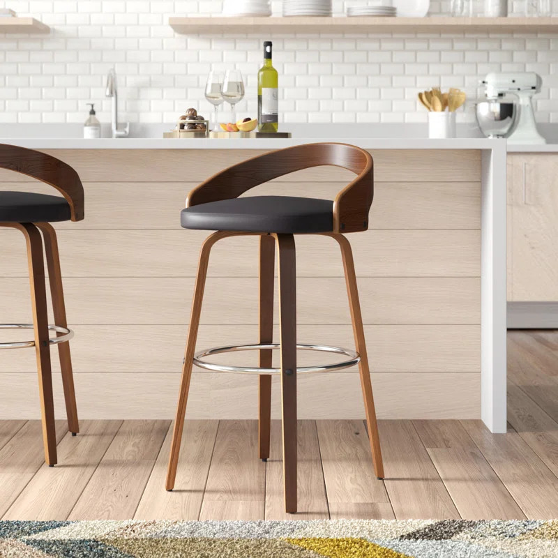 Maxime Swivel Bar Stool | Wayfair North America