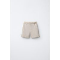 Zara - Comfort Shorts - Mid-Ecru - 8-9 Years (52,7 Inches) - Kids | Zara US