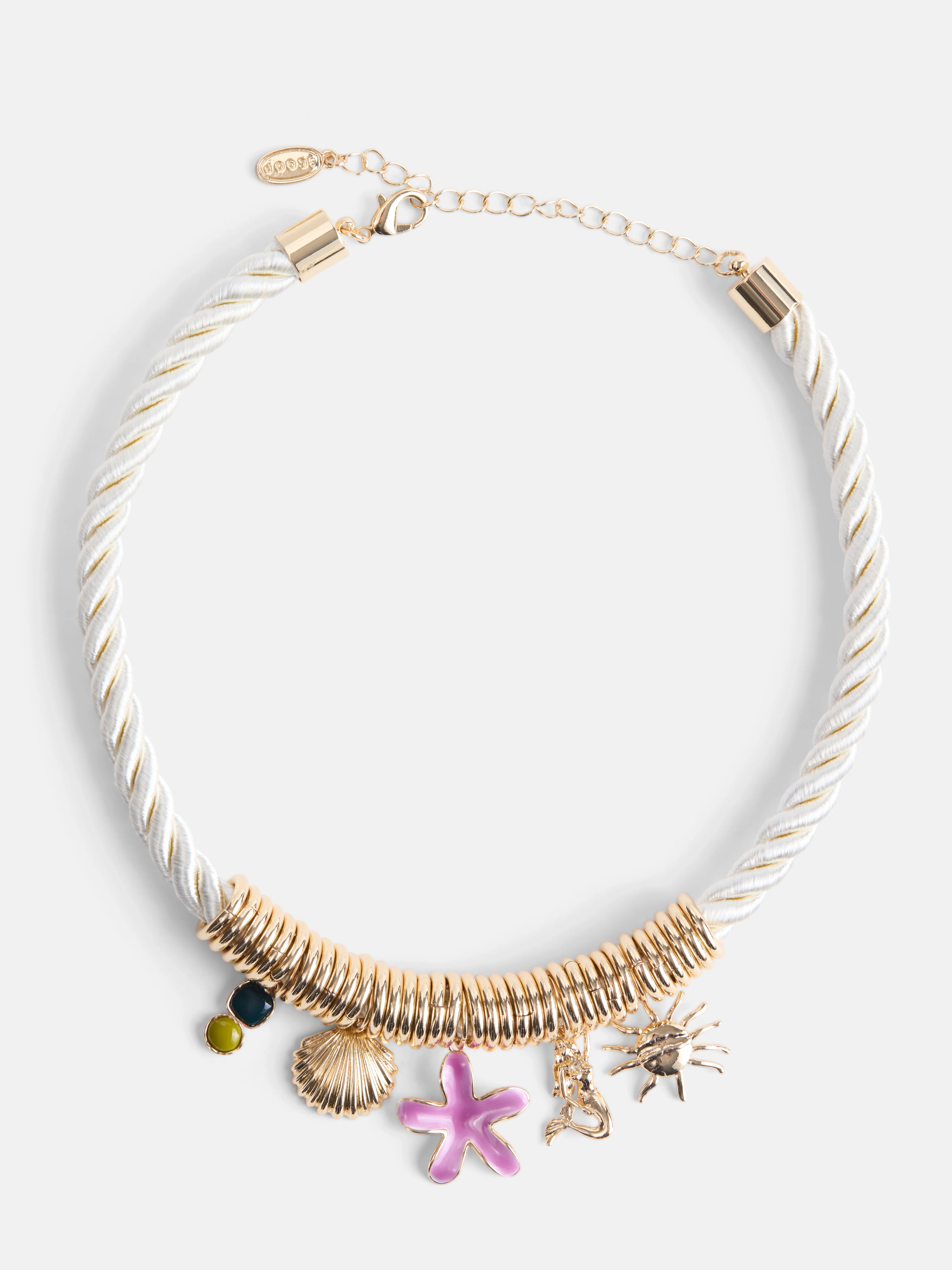 Scoop Women's Gold Tone Seaside Charm Necklace | Walmart (US)