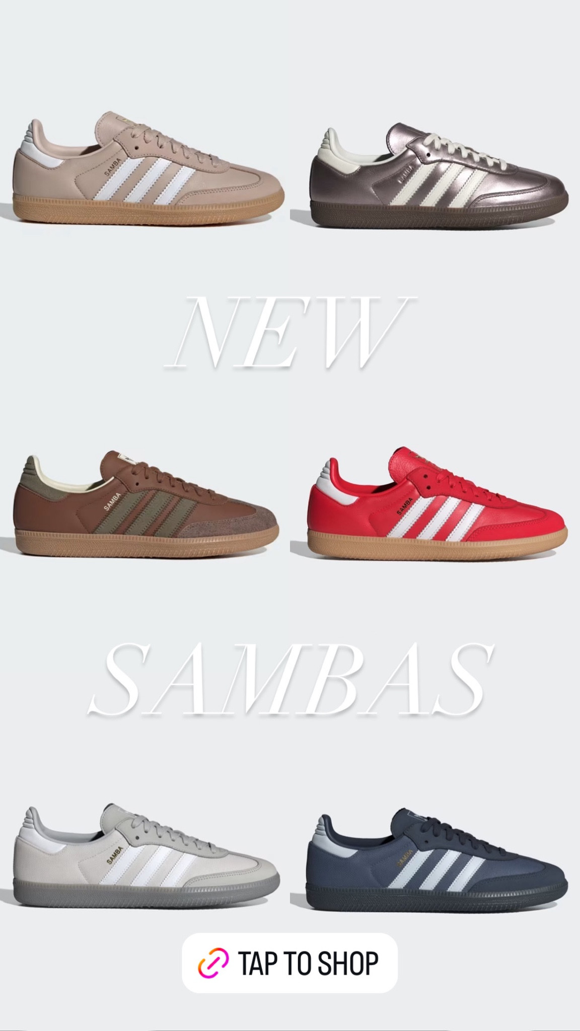 New Samba alert 🤎 So many new color drops for Sambas! Which is your favorite? Grab it before it sells out. I size half a size down in my Samba. 

Adidas Samba, Adidas sneakers, fall shoes, neutral sneakers, beige sneakers, brown sneakers, red sneakers, metallic sneakers, blue sneakers, grey sneakers., fall outfit, The Stylizt 



#LTKSeasonal #LTKShoeCrush #LTKFindsUnder100