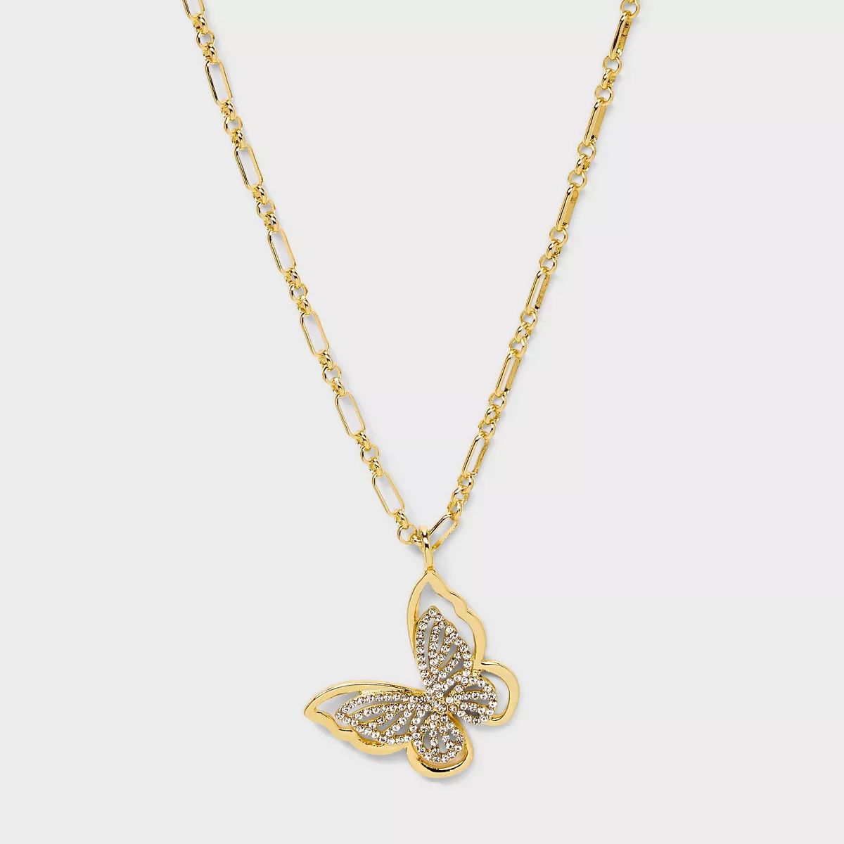 SUGARFIX by BaubleBar Butterfly Pendant Necklace - Gold | Target