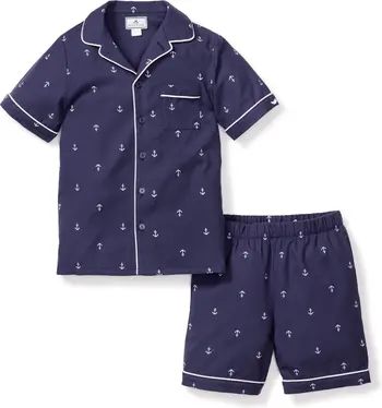 Portsmouth Anchors Short Sleeve Two-Piece Pajamas | Nordstrom