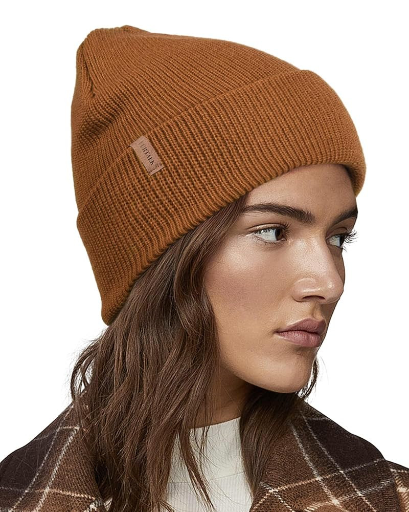 Beanie Hats for Women Men Winter Hats Womens Knitted Slouchy Beanies Cuffed Skull Cap Warm Ski Ha... | Amazon (US)