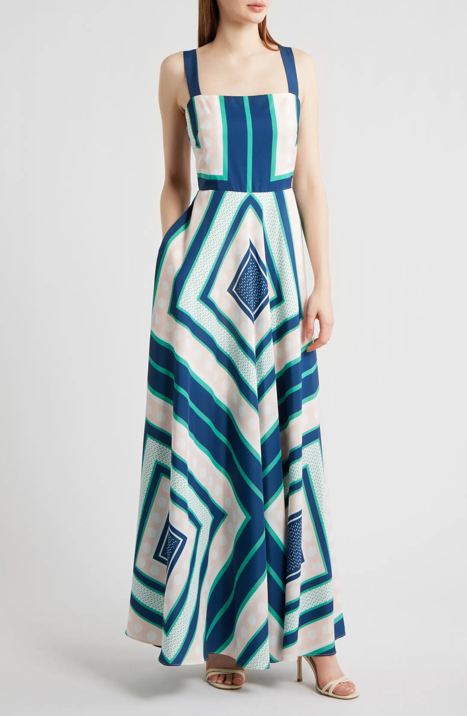 Geometric Maxi Sundress | Nordstrom