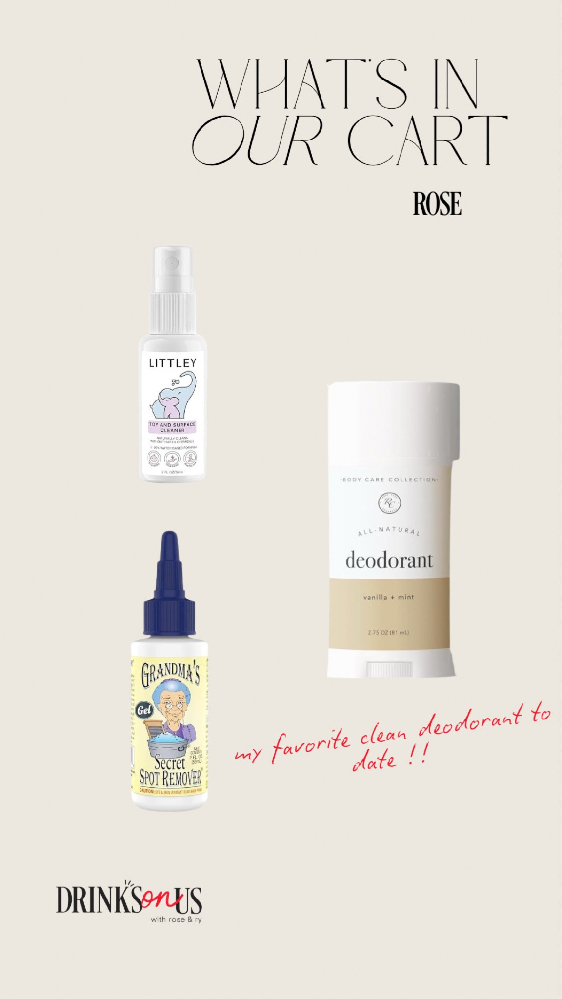 Products mentioned in S03:Episode 15 of Drinks On Us, “Whats In Your Cart?” segment!! 

#LTKBaby #LTKmomlife #LTKBeauty