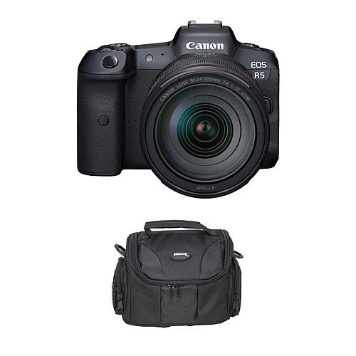 Canon EOS R5 Mirrorless Digital Camera with 24-105mm f/4L L IS USM Lens | HSN