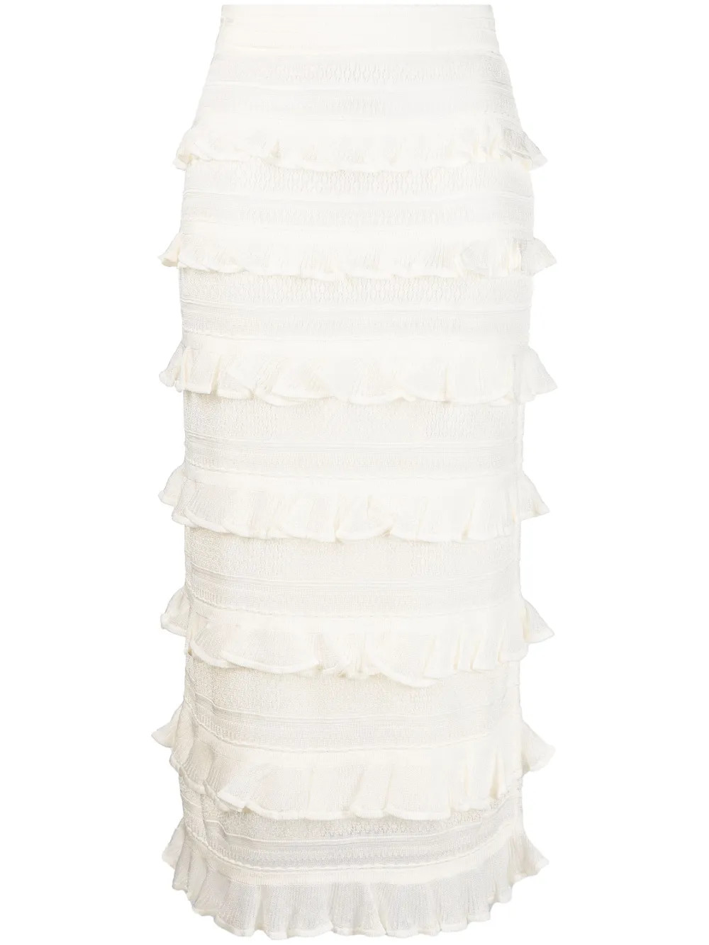 Wonderland Frill ruffled skirt | Farfetch Global