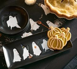 Scary Squad Stoneware Appetizer Plates - Mixed Set of 4 | Pottery Barn (US)
