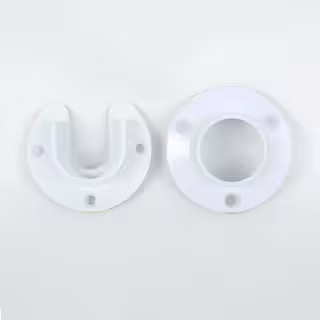 Everbilt 1-5/16 in. Heavy-Duty White Closet Pole Sockets (2-Pack) EH-WSTHDUS-311 - The Home Depot | The Home Depot