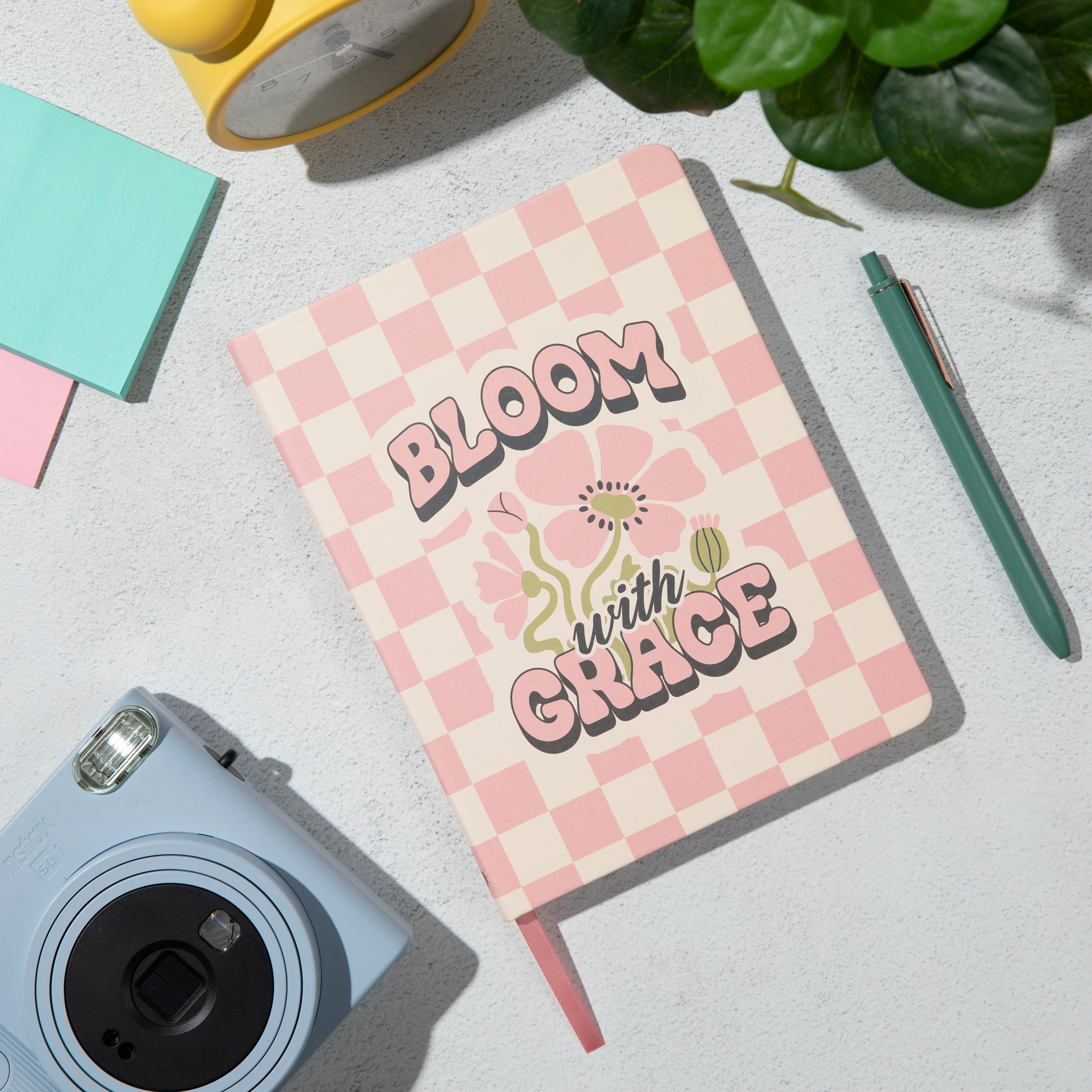 Bloom with Grace Hardcover Bound Journal | Gods Love Overcomes