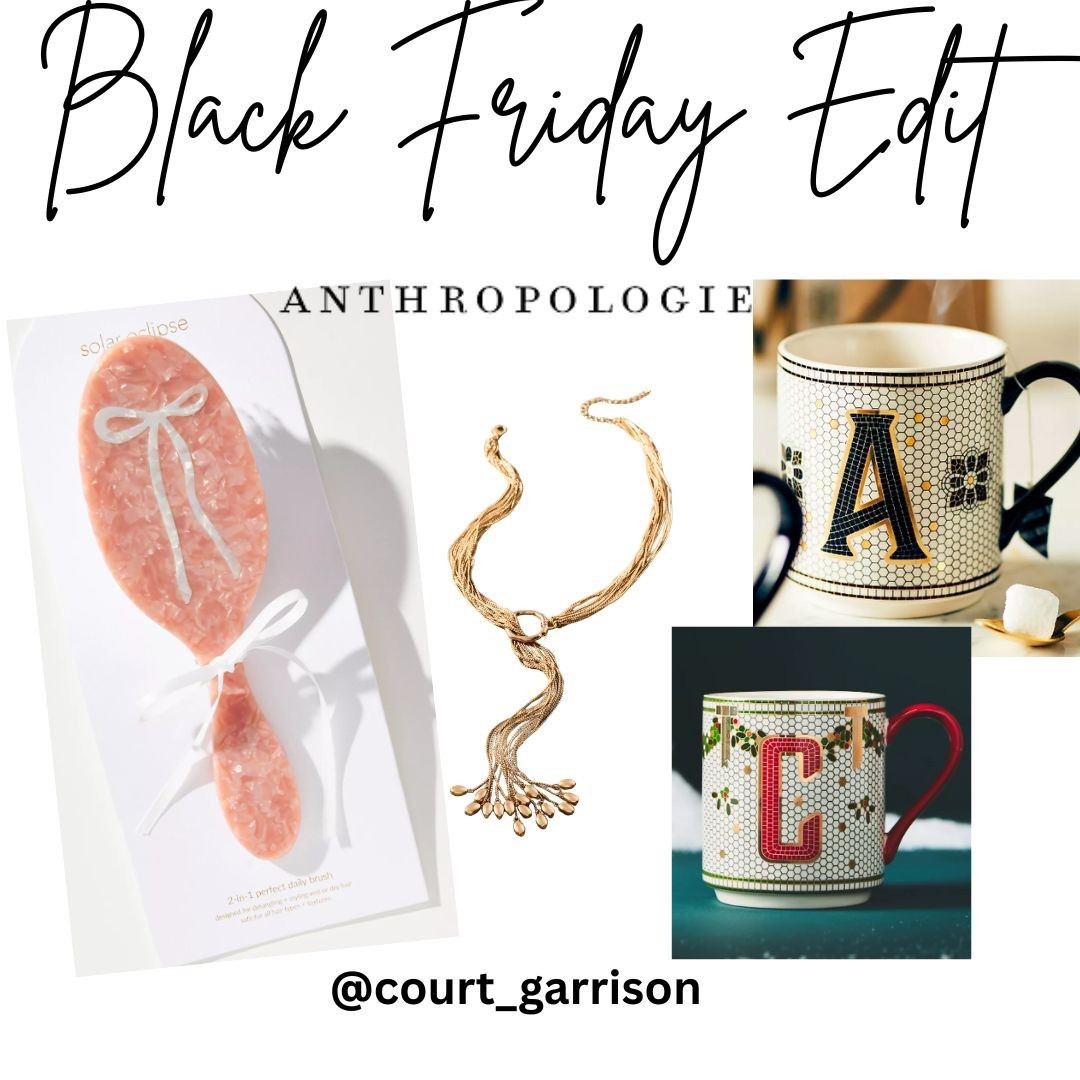 The BEST stocking stuffers from Antro! The gorgeous tile mugs in a holiday color way & original on sale. A hand painted hairbrush and amazing gold necklace. I chose each item with care! 


Luxury coffee mug
Holiday mug 
Hairbrush 
Custom 
Gold necklace 
Holiday decor 
Stocking stuffers 
Anthropologie 
Gifts for her 

#LTKmomlife #LTKCyberWeek #LTKselfcare