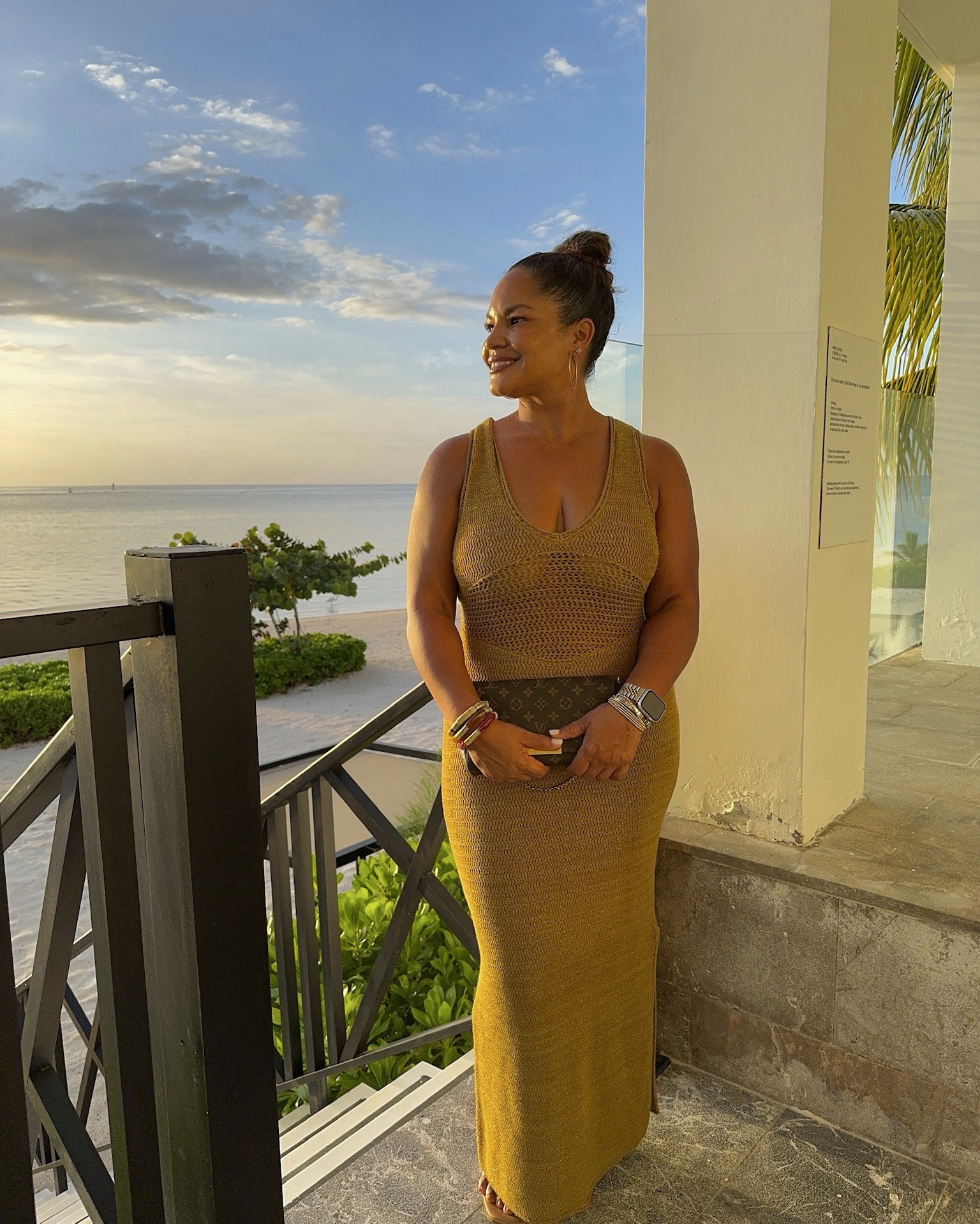 I cannot get enough of this dress! It is absolutely beautiful! It’s a Ronny Kobo. The back detail and the knit, everything I was looking for! I couldn’t find the exact dress, but linked a couple that are beautiful! 

#LTKOver40