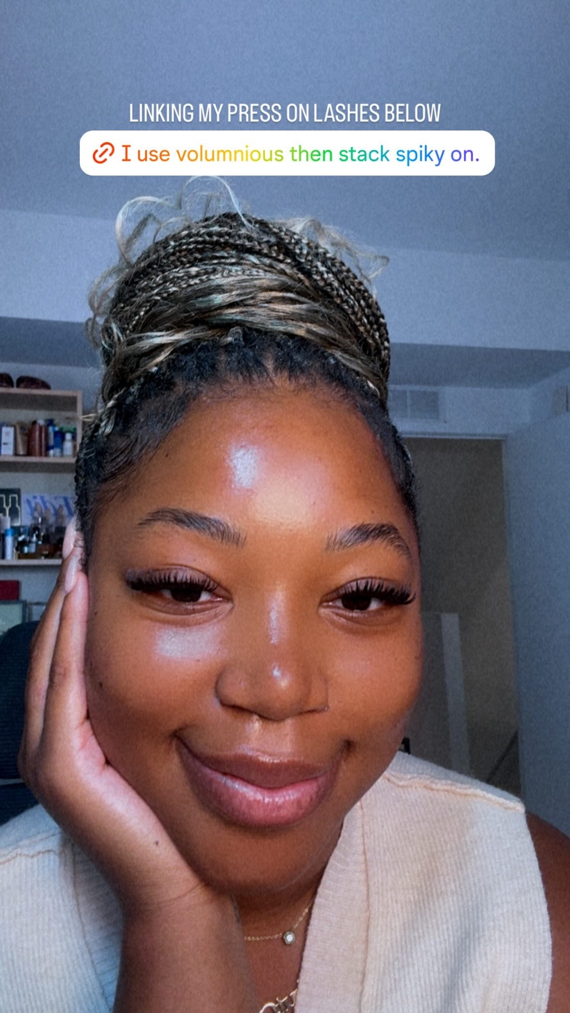 In LOVE with my press on lashes. I use voluminous and then stack on the spiky for extra drama!! I think I’ll do an updated video on how to apply!!  

#LTKbeauty #LTKfindsunder50