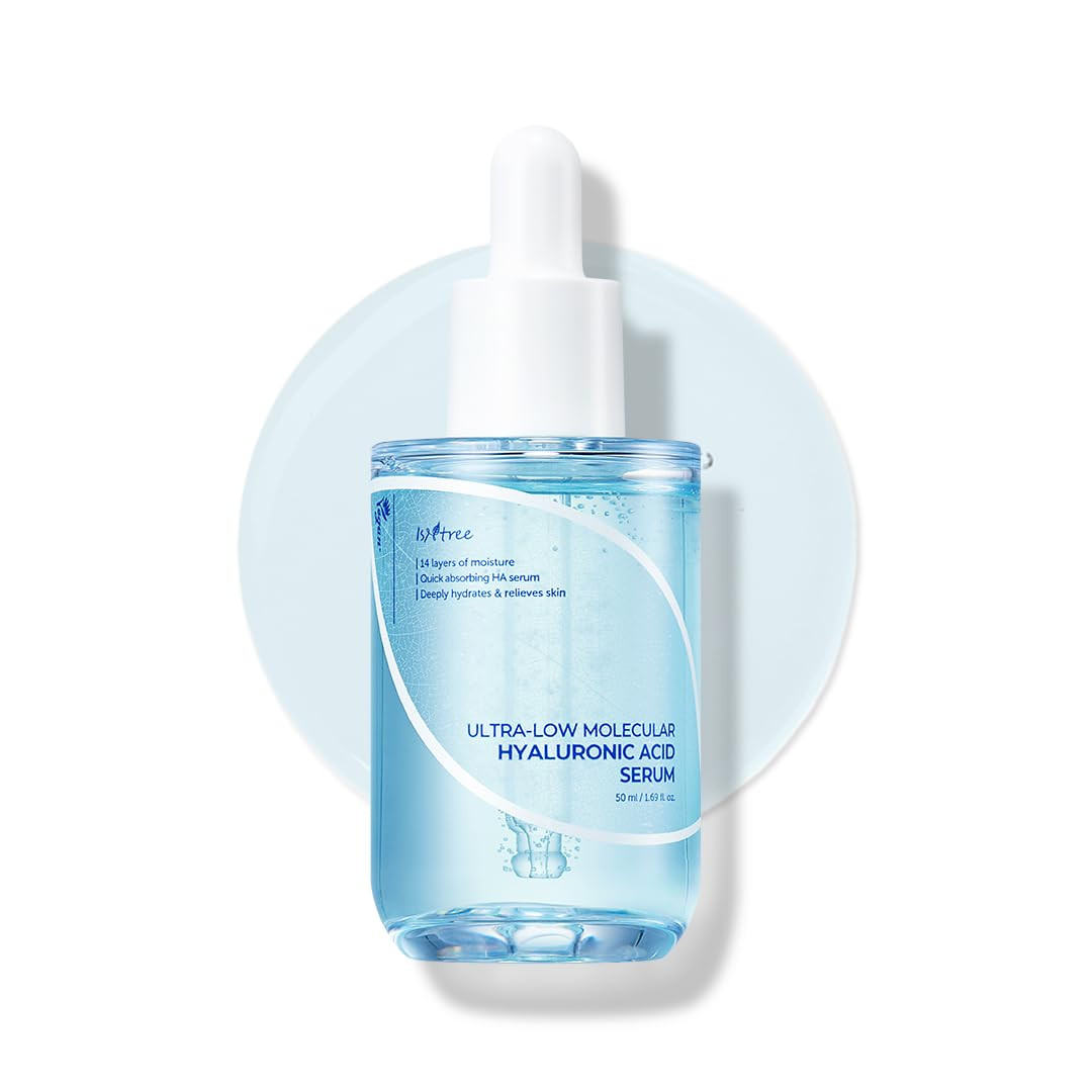 ISNTREE Ultra-Low Molecular Hyaluronic Acid Serum 1.69 fl.oz | Vegan Korean Skincare | 14-Complex... | Amazon (US)