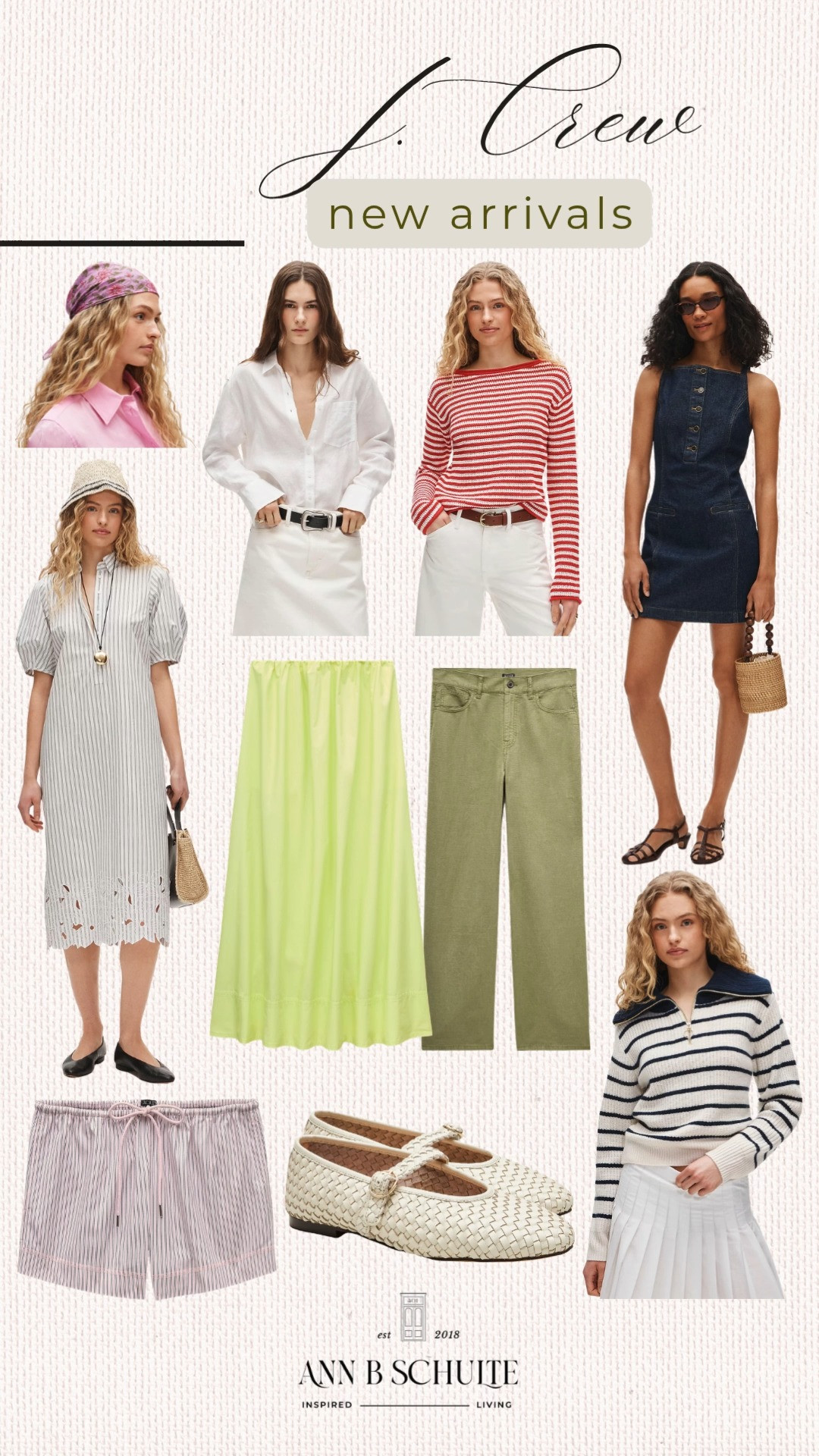 J.Crew new arrivals mix classic charm with fresh twists that make everyday feel like a stylish win. Wardrobe magic incoming. 🌸🧥✨
#JCrew #JCrewNewArrivals #SpringArrivals #JCrewStyle #ClassicChic #OOTDInspo #LTKStyle #NewIn #SpringFashion #WardrobeEssentials 

 #LTKootd