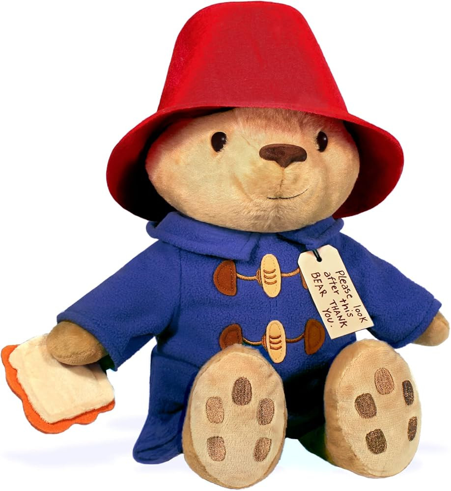 YOTTOY Paddington Bear Collection/Classic Seated Paddington Bear Soft Stuffed Plush Toy- 12" H | Amazon (US)