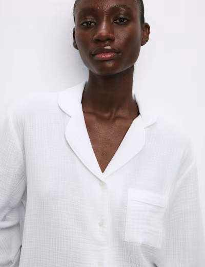 Cotton Modal Revere Pyjama Set | Marks & Spencer (UK)