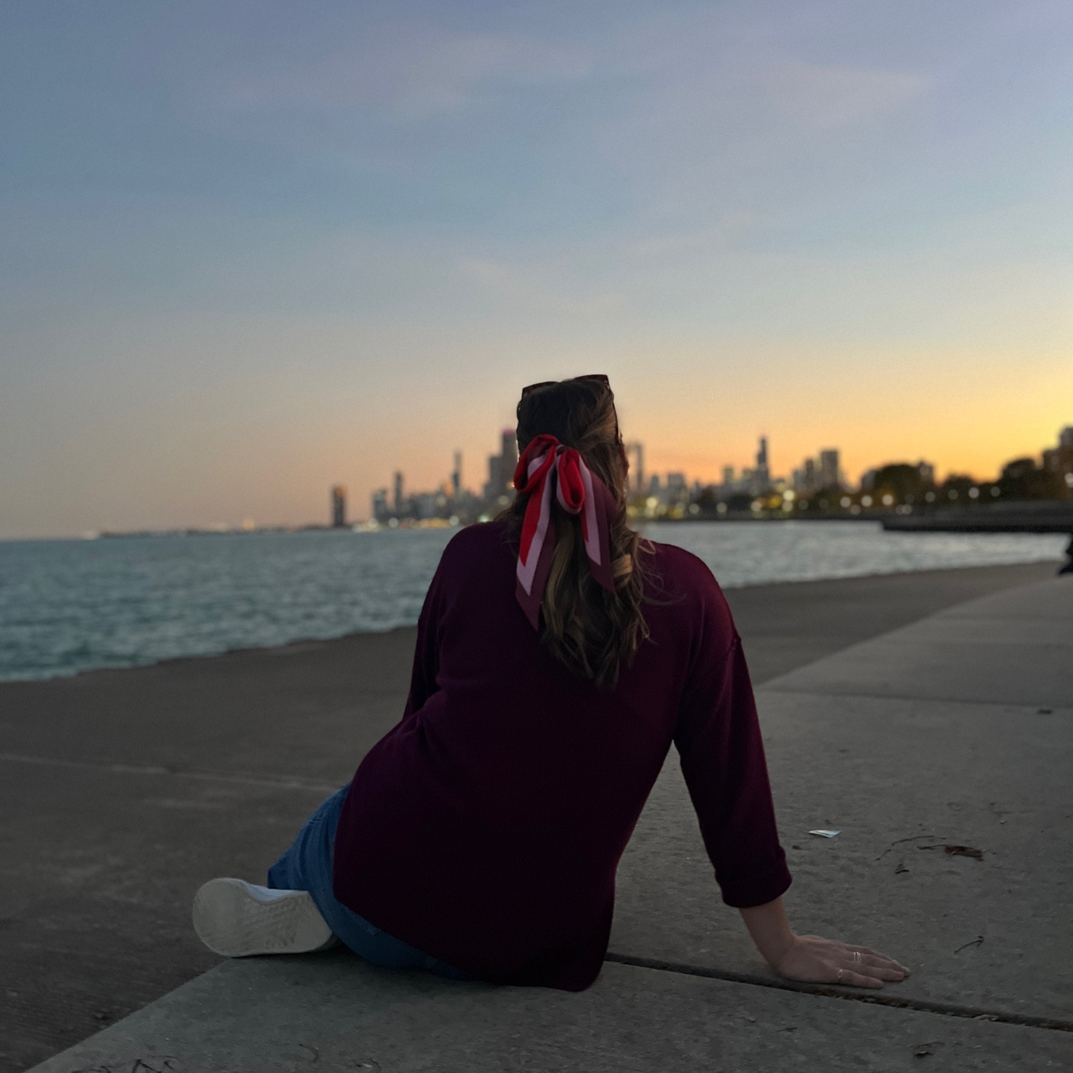 Silk scarves from madewell 🎀 perfect for hair, bags, as an ascot, etc    

#LTKStyleTip #LTKMidsize