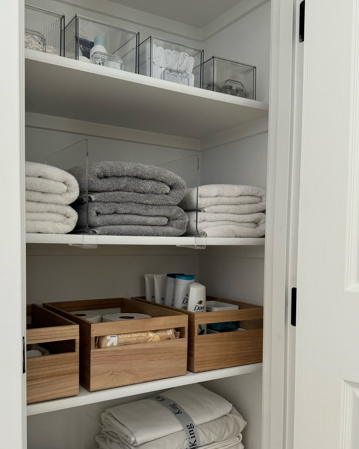 Linen closet organization inspo #linencloset #closet #organization 

#LTKHome #LTKFindsUnder50