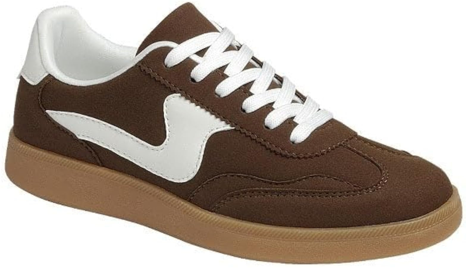 Forever Link Modern-12 Women's Low Top Lady Sneakers Lace-up Fashion Shoes | Amazon (US)