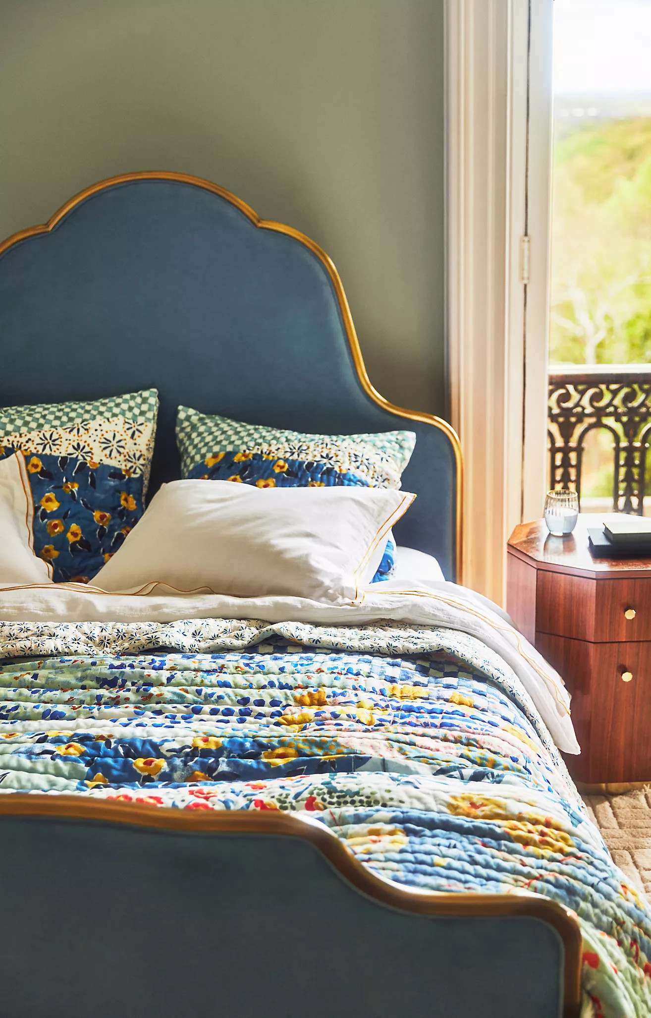 100% Cotton Voile Printed Quilt Collection | Anthropologie (US)